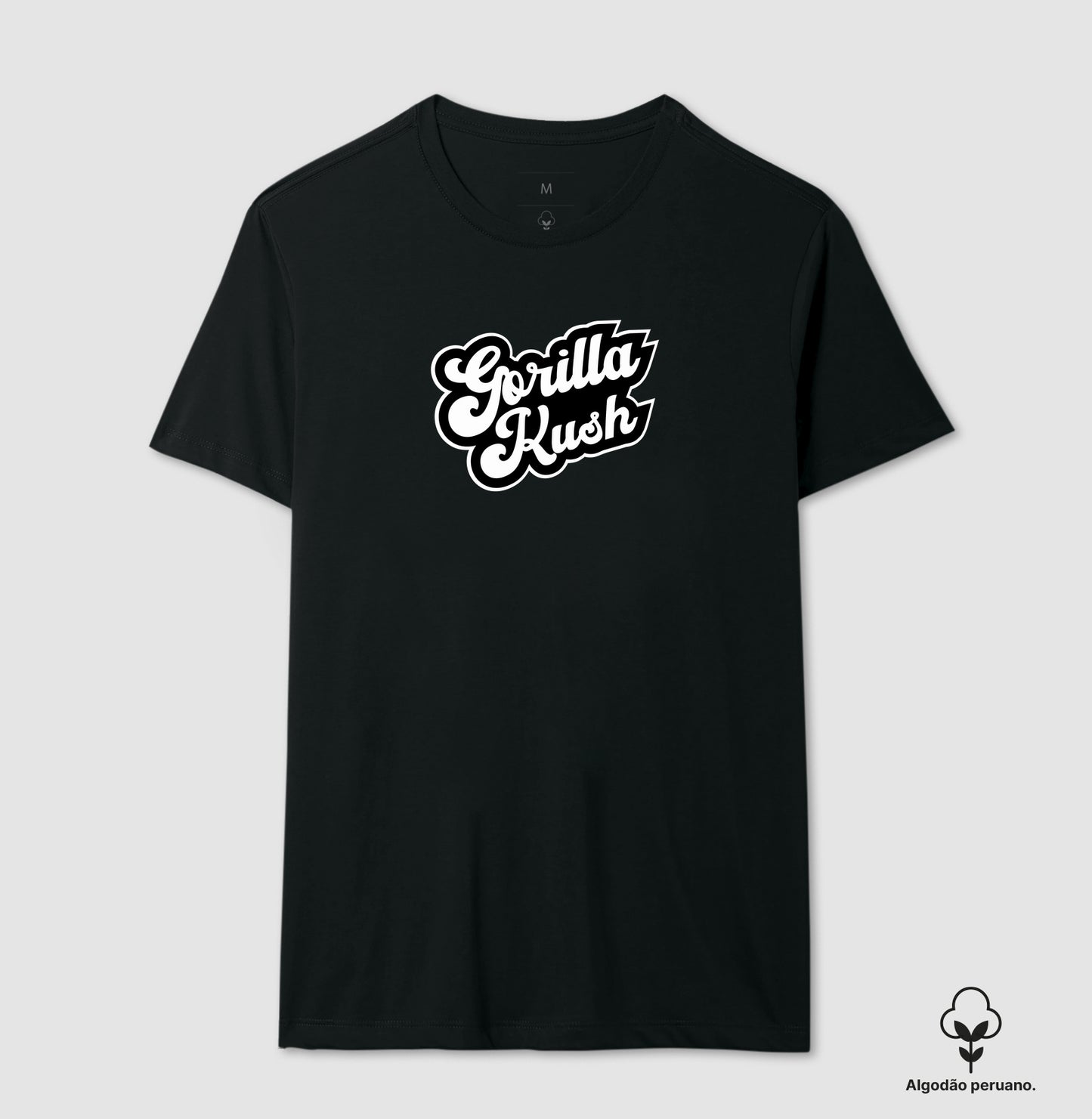 Camiseta Algodão Premium Gorilla Kush